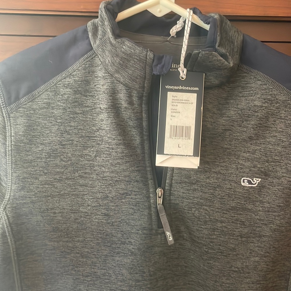 Boys vineyard vines performance 1/4 zip - nwt